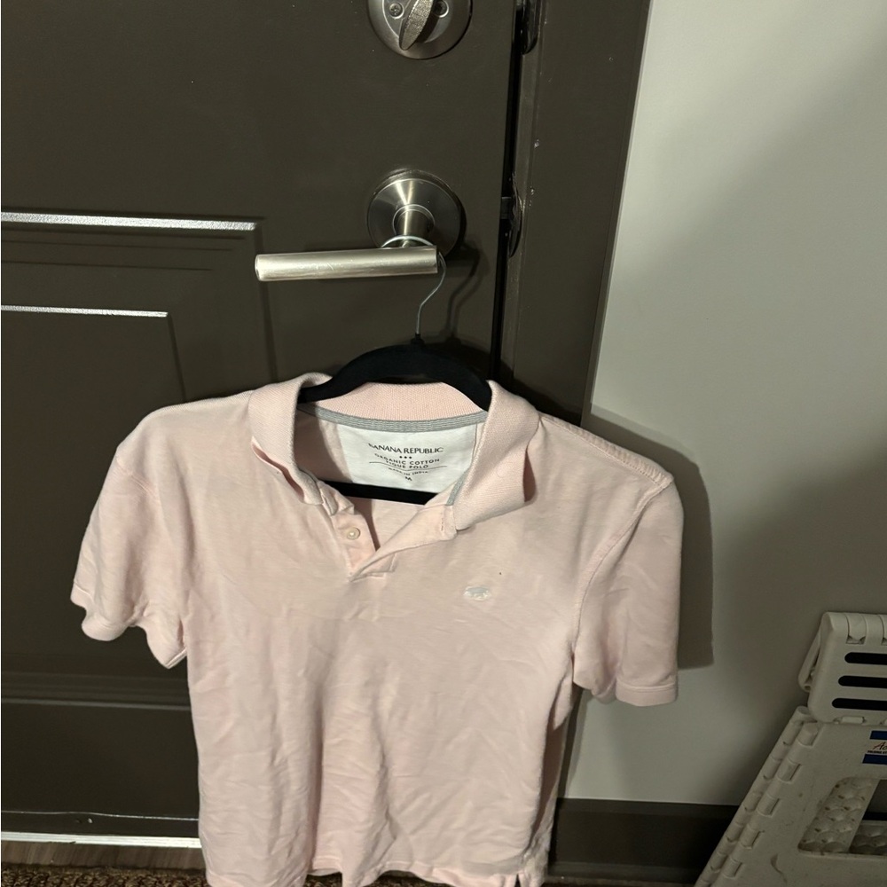 Banana Republic Light Pink Men’s Polo